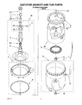 Diagram for 04 - Agitator, Basket And Tub