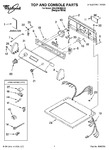 Diagram for 01 - Top And Console Parts