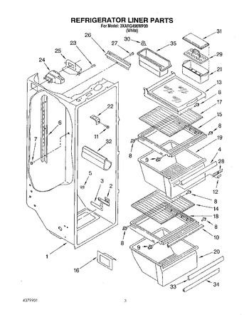 Diagram for 3XARG496WP00