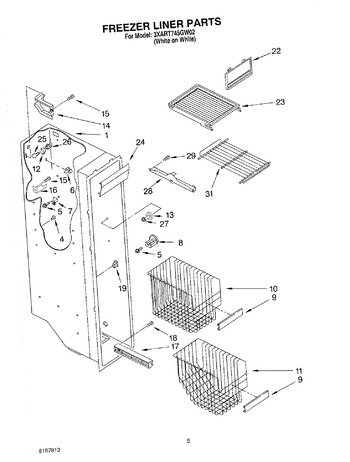 Diagram for 3XART745GW02