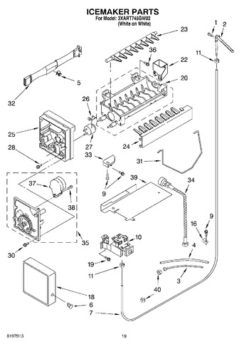 Diagram for 3XART745GW02