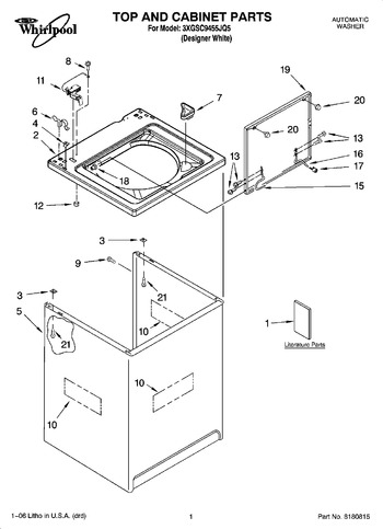 Diagram for 3XGSC9455JQ5