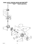 Diagram for 07 - Brake, Clutch, Gearcase, Motor And Pump