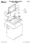 Diagram for 01 - Top And Cabinet Parts