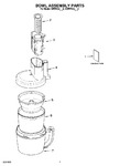 Diagram for 01 - Bowl Assembly Parts