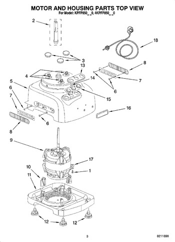 Diagram for KPFP850OB0