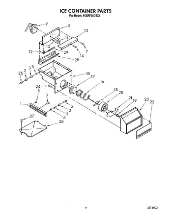 Diagram for 4KSRF36DTX1