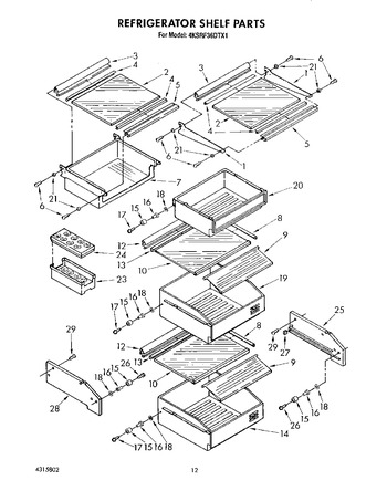 Diagram for 4KSRF36DTX1