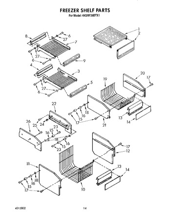 Diagram for 4KSRF36DTX1