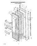 Diagram for 10 - Refrigerator Door, Lit/optional