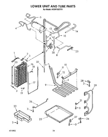 Diagram for 4KSRF36DTX1