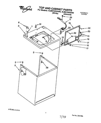 Diagram for 4LBR7255AW0