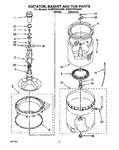 Diagram for 03 - Agitator, Basket And Tub