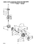 Diagram for 05 - Brake, Clutch, Gearcase, Motor & Pump