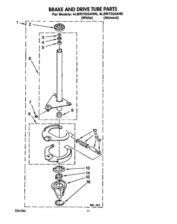 Diagram for 4LBR7255AW0