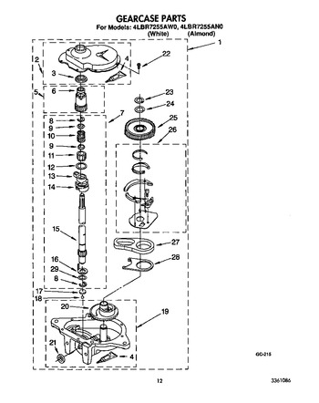 Diagram for 4LBR7255AW0