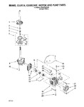 Diagram for 04 - Brake, Clutch, Gearcase, Motor And Pump