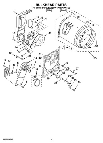 Diagram for 4PWED5905SW0