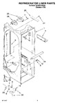 Diagram for 02 - Refrigerator Liner Parts