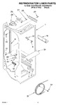 Diagram for 02 - Refrigerator Liner Parts