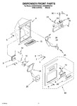 Diagram for 08 - Dispenser Front