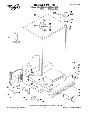 Diagram for 6GD25DCXHW11