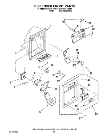 Diagram for 6GD25DCXHW11