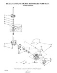 Diagram for 06 - Brake, Clutch, Gearcase, Motor And Pump