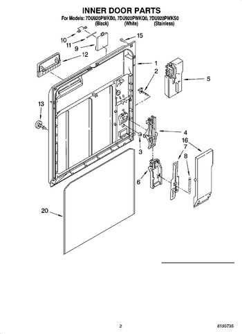 Diagram for 7DU920PWKB0