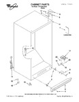 Diagram for 01 - Cabinet Parts