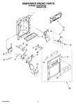 Diagram for 08 - Dispenser Front Parts