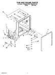 Diagram for 07 - Tub And Frame Parts