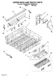 Diagram for 09 - Upper Rack And Track Parts