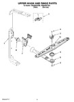 Diagram for 10 - Upper Wash And Rinse Parts