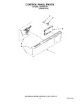 Diagram for 02 - Control Panel Parts