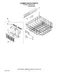 Diagram for 11 - Lower Rack Parts