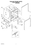 Diagram for 07 - Tub And Frame Parts