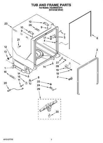 Diagram for 7GU3600XTSY0