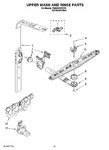 Diagram for 10 - Upper Wash And Rinse Parts