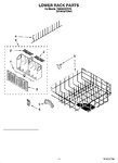 Diagram for 11 - Lower Rack Parts, Optional Parts (not Included)