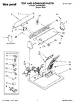 Diagram for 01 - Top And Console Parts