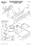 Diagram for 01 - Top And Console Parts