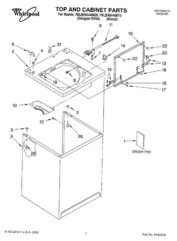 Diagram for 7MLBR8444MQ0