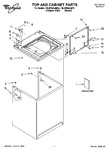 Diagram for 01 - Top And Cabinet Parts