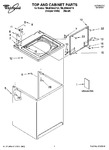 Diagram for 01 - Top And Cabinet Parts