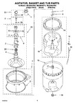 Diagram for 03 - Agitator, Basket And Tub Parts