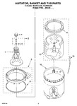 Diagram for 03 - Agitator, Basket And Tub Parts