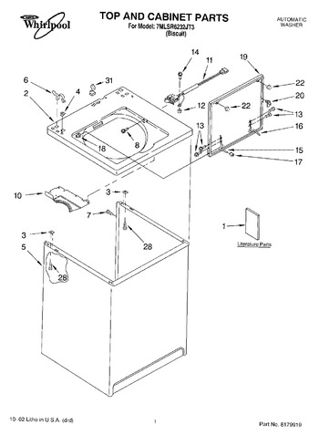 Diagram for 7MLSR6232JT3