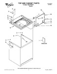 Diagram for 01 - Top And Cabinet Parts