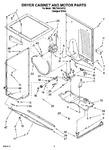 Diagram for 03 - Dryer Cabinet And Motor Parts